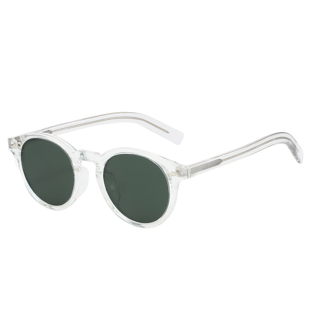 Women's fashionable sunglasses with transparent frame and yellow lenses Kalsten