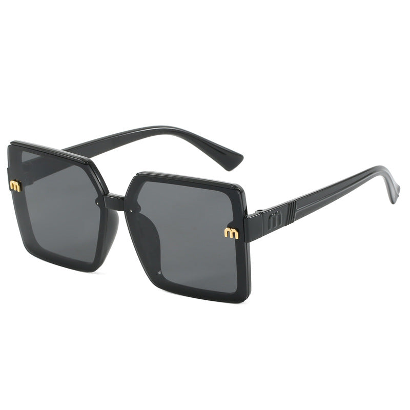 Women's stylish square sunglasses with mirrored gradient Kalsten