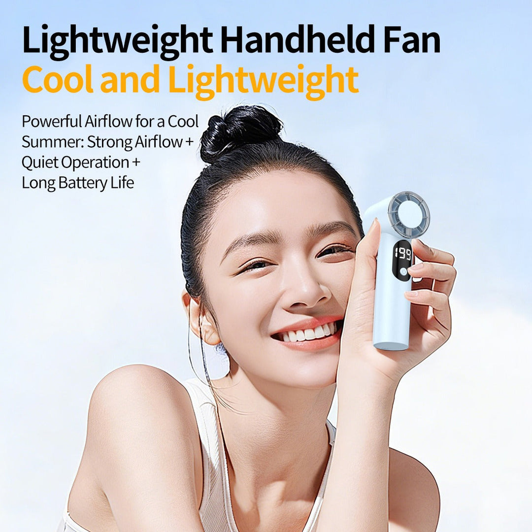 Unisex High-Performance Rechargeable Handheld Fan Kalsten