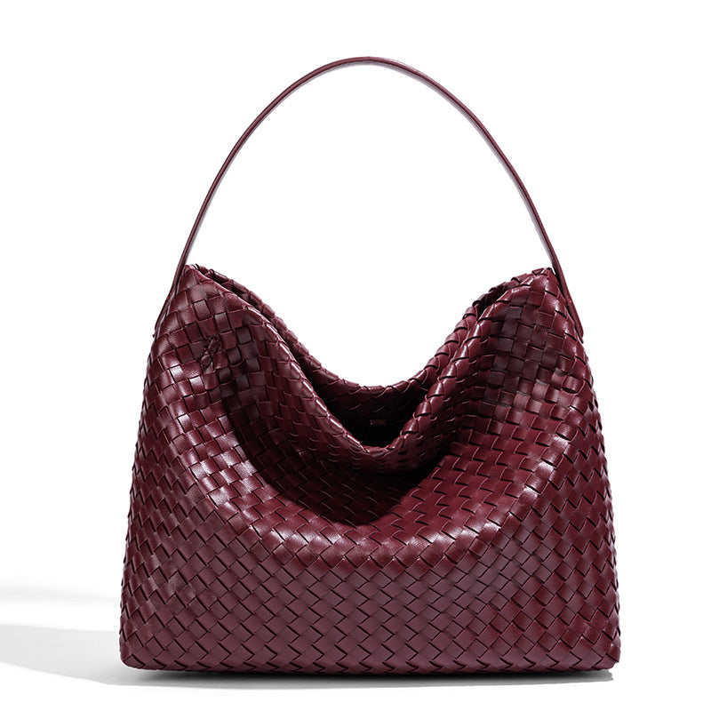Oversized Woven Hobo Bag Acalora
