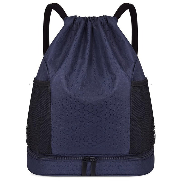 Lightweight Hexagonal Pattern Drawstring Backpack Kalsten