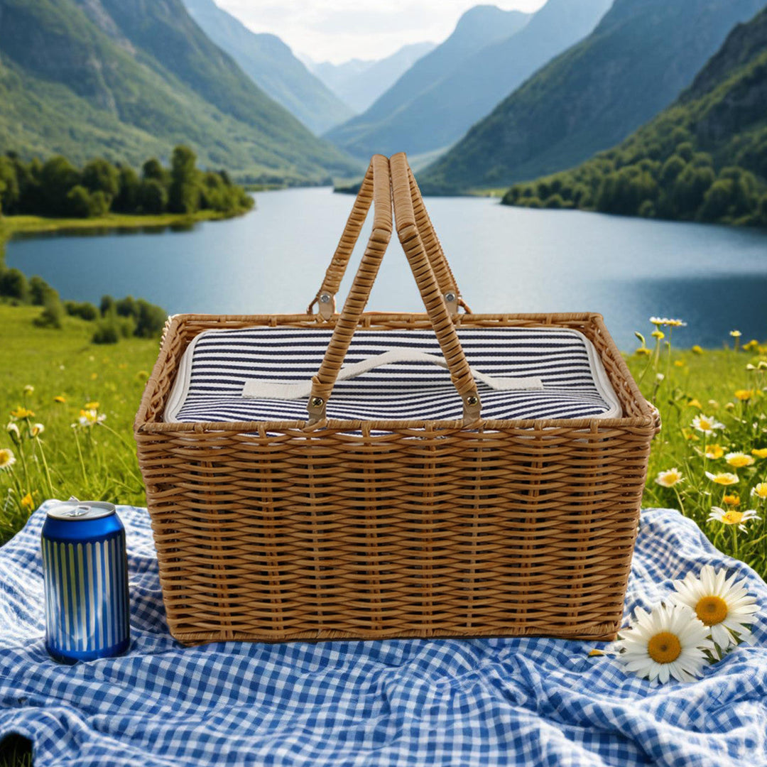 Women’s picnic basket with insulated inner pocket and stylish design Kalsten