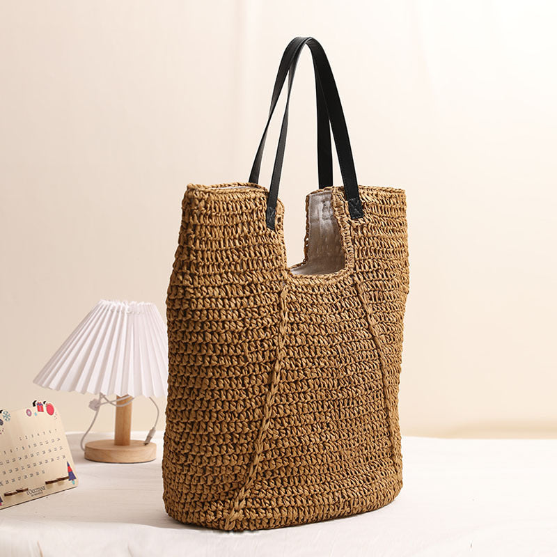 Stylish and Spacious Rattan Bag Kalsten