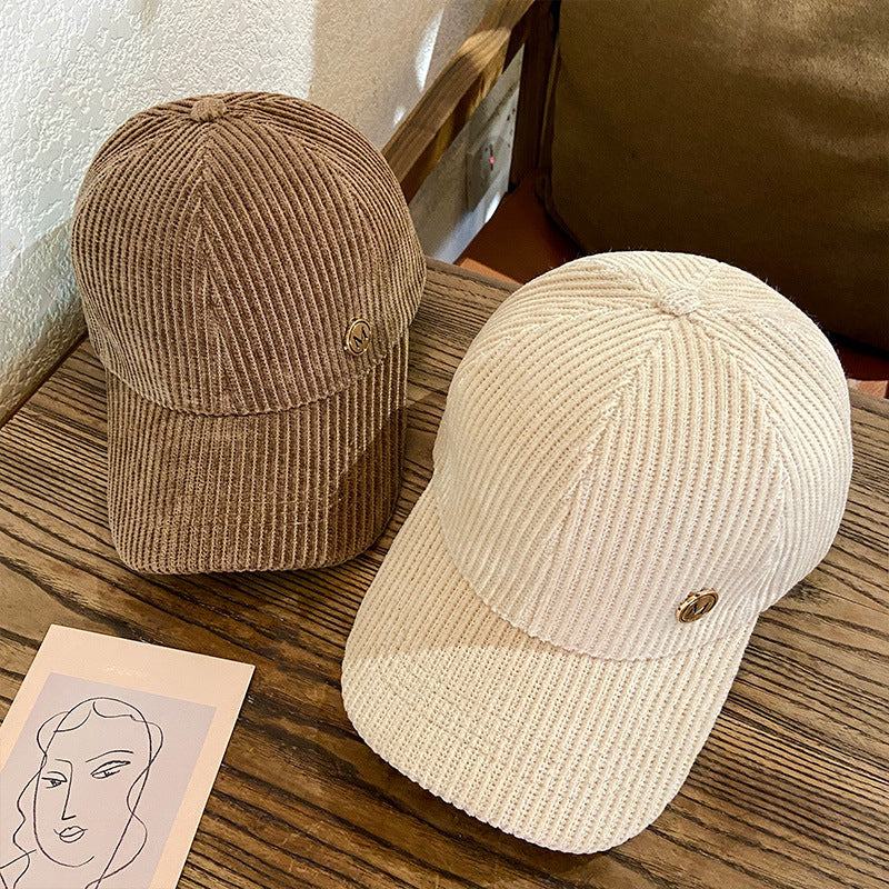 Women's Textured Corduroy Baseball Cap Kalsten