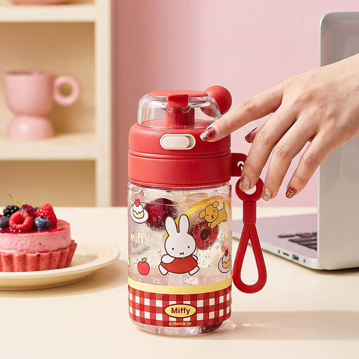 Women's sports bottle with interactive lid and cute animal design Kalsten
