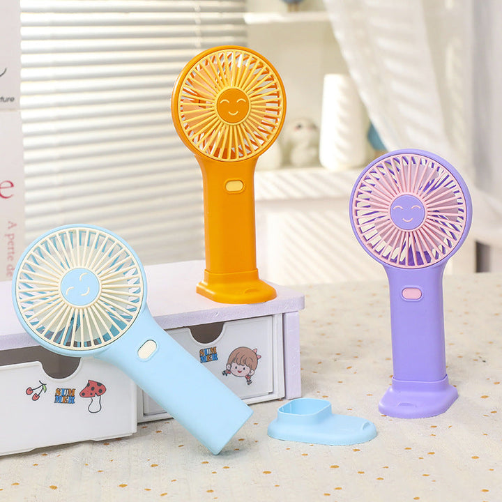 Women's Portable Smiley Fan Kalsten