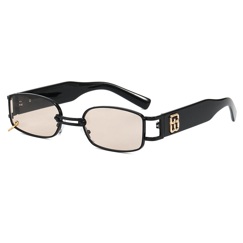 Fashionable sunglasses with unique rectangular frame Kalsten