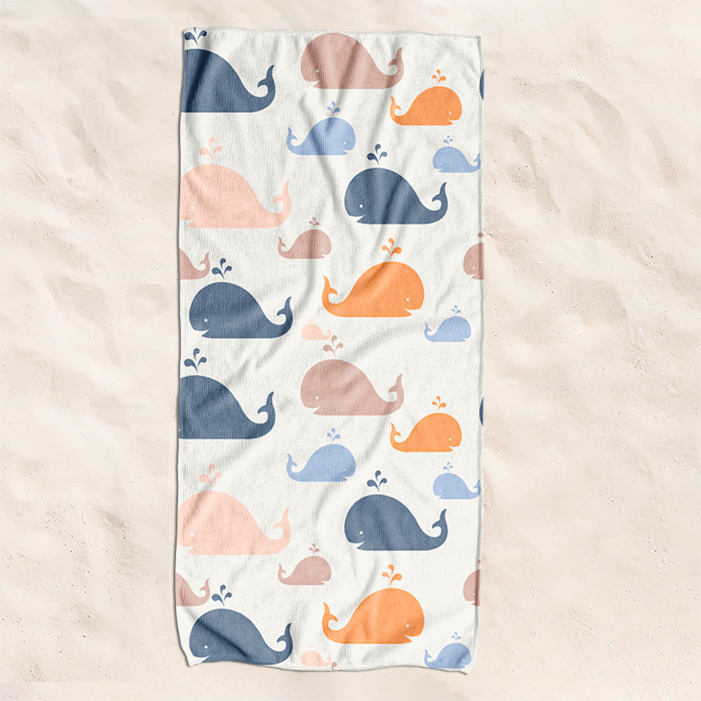 Beach towel with creative turtle pattern Kalsten