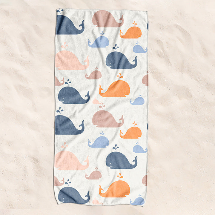 Beach towel with creative turtle pattern Kalsten