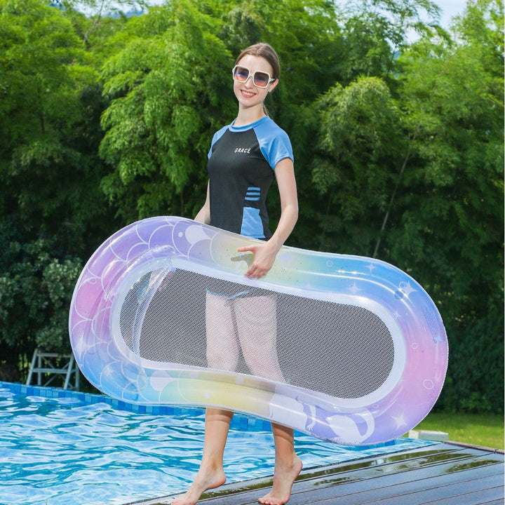 Women Inflatable Water Swimming Ring with Ergonomic Grip Kalsten