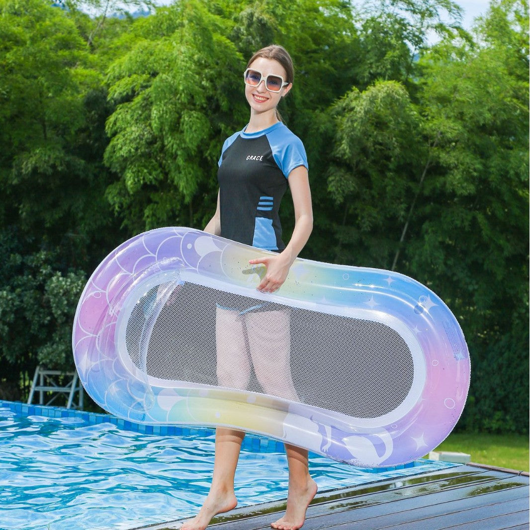 Ladies Inflatable Water Swimming Ring with Ergonomic Grip Kalsten