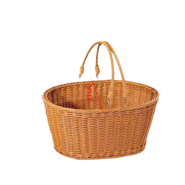 Handwoven Round Utility Basket Kalsten