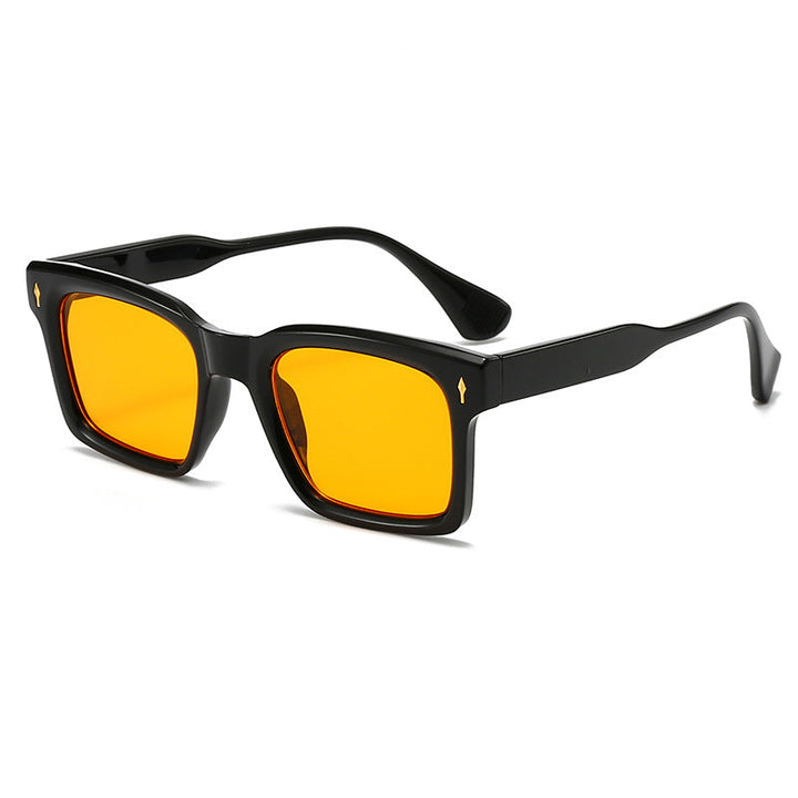 Ladies Rectangular Sunglasses in Elegant Tortoiseshell Design Kalsten