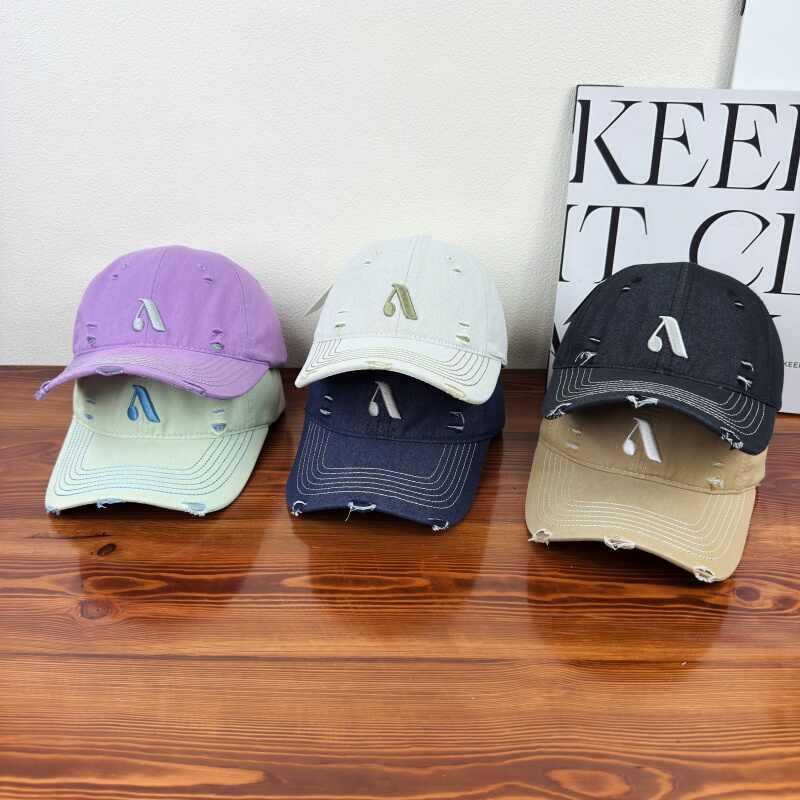 Men's Distressed Denim Style Cap Kalsten