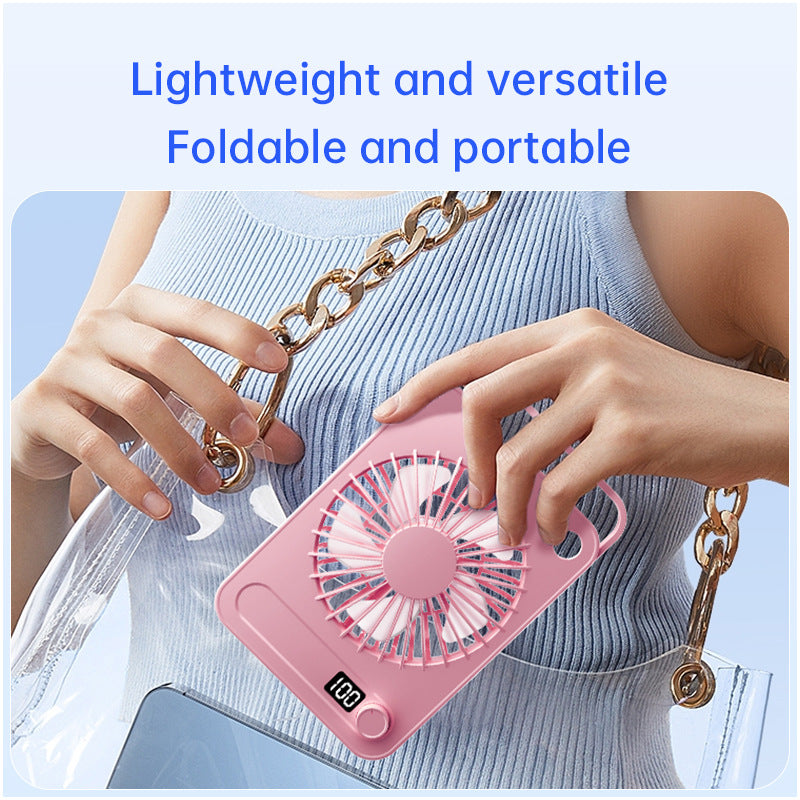 Women portable fan with digital speed control Kalsten