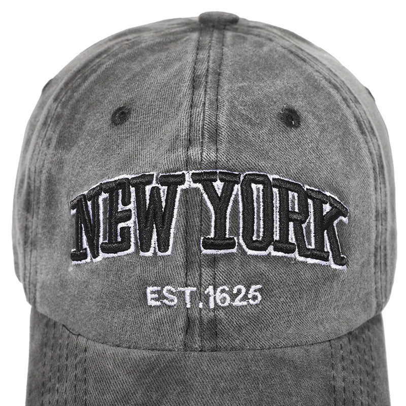 Men's Distressed Embroidered Dad Hat Kalsten