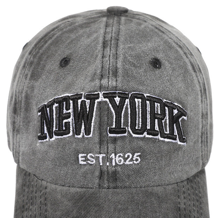 Men's Distressed Embroidered Dad Hat Kalsten