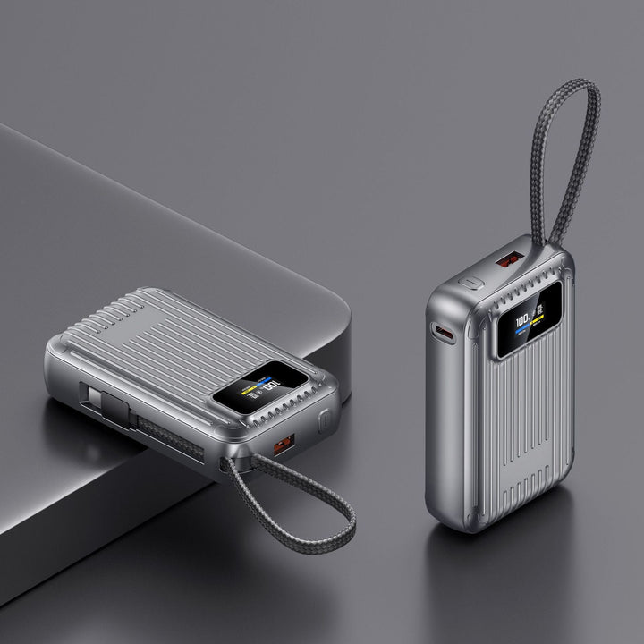 Compact power bank with intelligent LCD display and fast charging function Kalsten