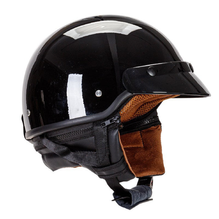 Lightweight Open-Face Motorcycle Helmet with Padded Interior Kalsten