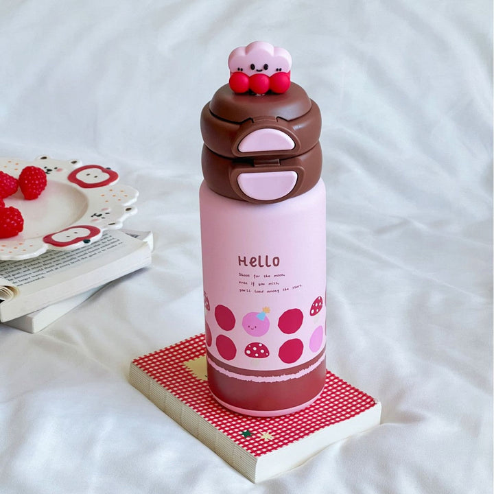 Women's water bottle with innovative lid Kalsten