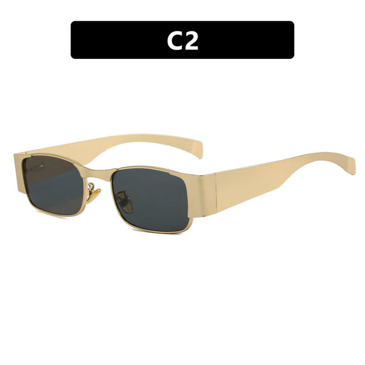 Women's fashionable rectangular sunglasses with elegant lenses Kalsten