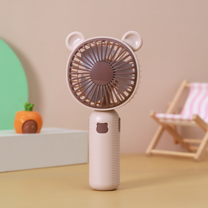 Unisex Portable Hand Fan with Cute Bear Design Kalsten