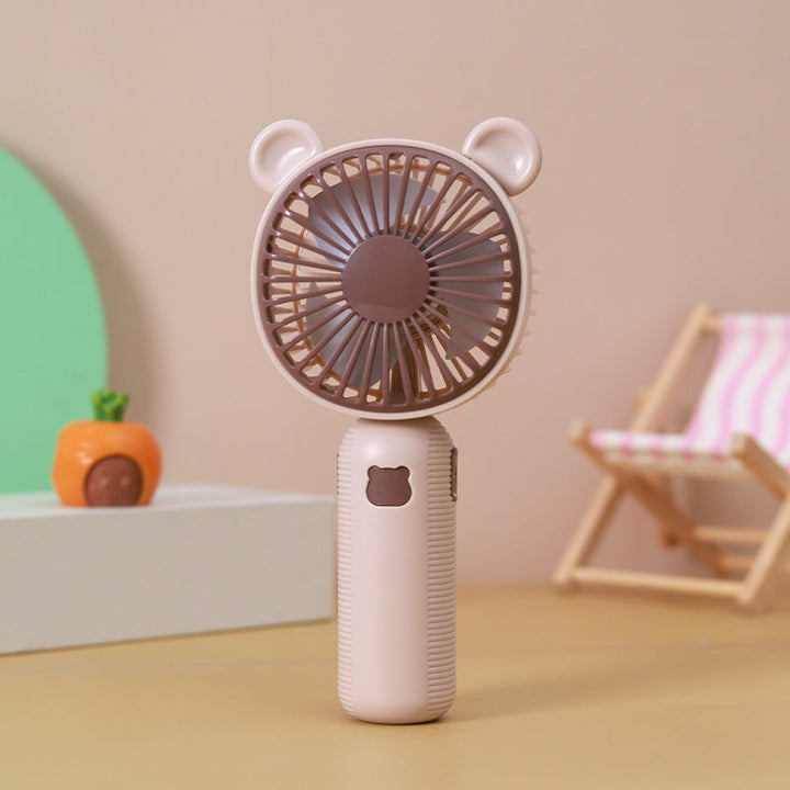 Unisex Portable Hand Fan with Cute Bear Design Kalsten