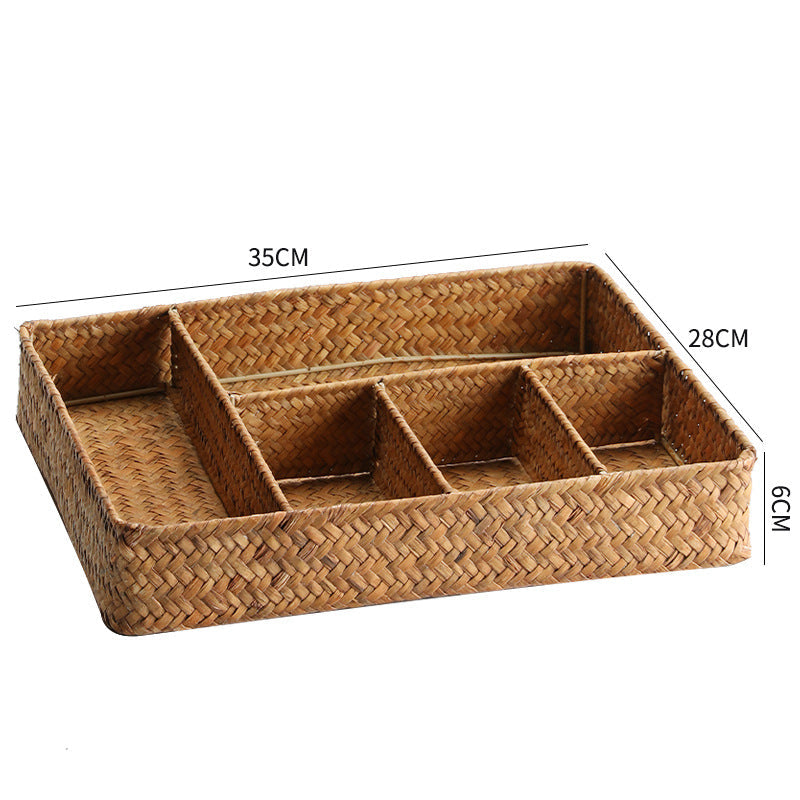 Unisex Practical Storage Basket with Three Compartments Kalsten