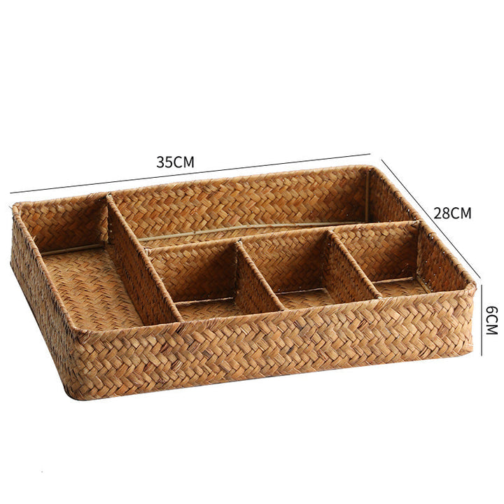 Unisex Practical Storage Basket with Three Compartments Kalsten