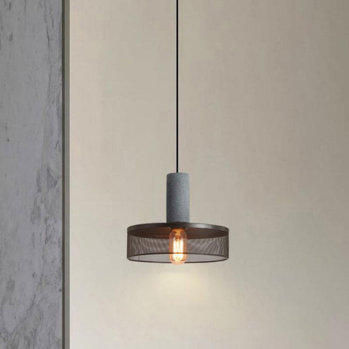 Modern Iron Grey Hanging Light Pendant Lampshade | Kalsten