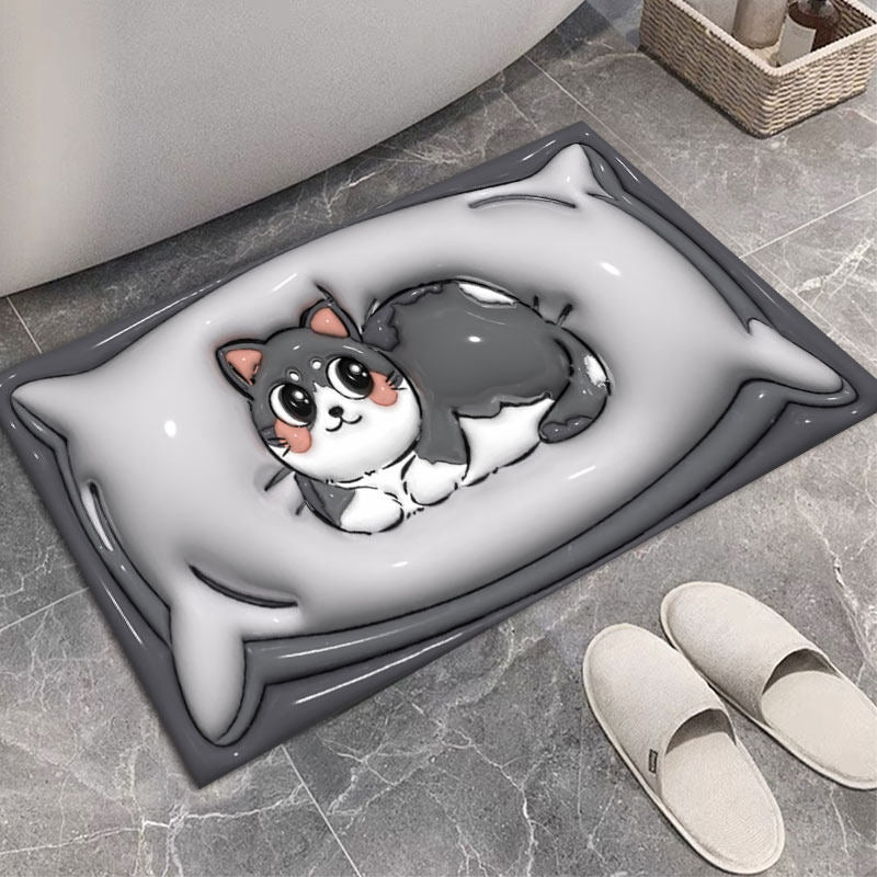 Soft Paw Print Bath Mat Kalsten