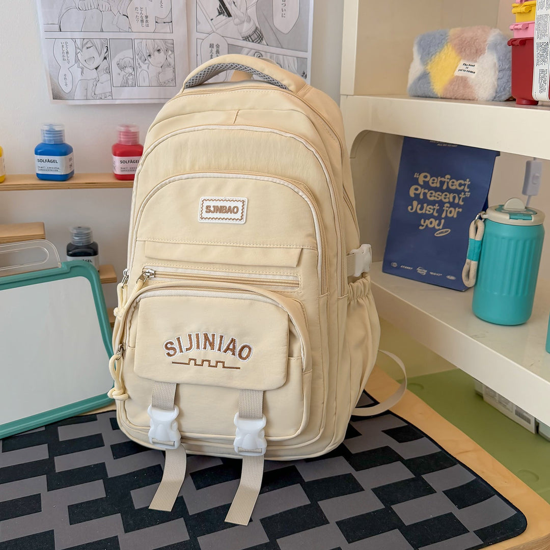 Multi-Pocket Casual School Backpack