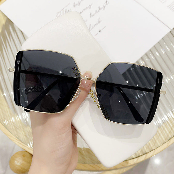 Women's Geometric Sunglasses with Luxurious Metal Frame Kalsten
