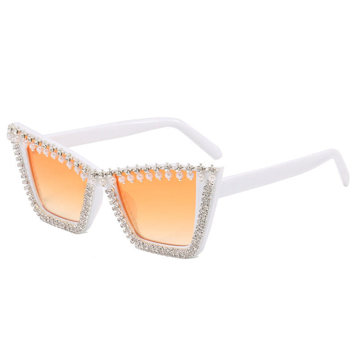 Ladies Glamorous Designer Sunglasses with Sparkling Frame Kalsten