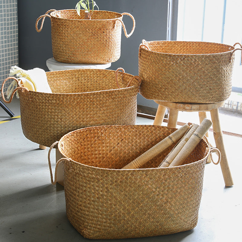 Large Handwoven Storage Basket Kalsten