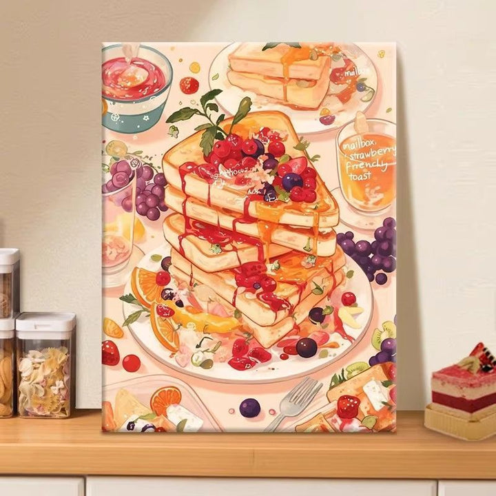Gourmet Dessert-Themed Wall Art Kalsten