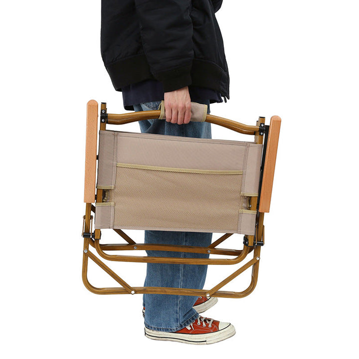 Folding chair with ergonomic design and sturdy frame Kalsten