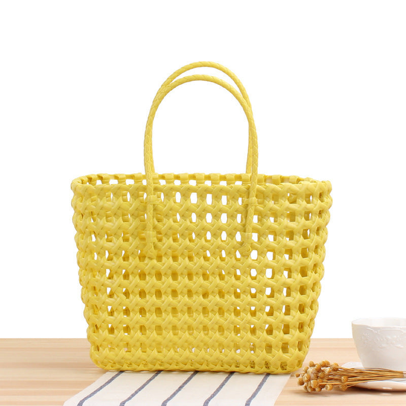 Flexible Tote Bag Made of Handcrafted Woven Material Kalsten