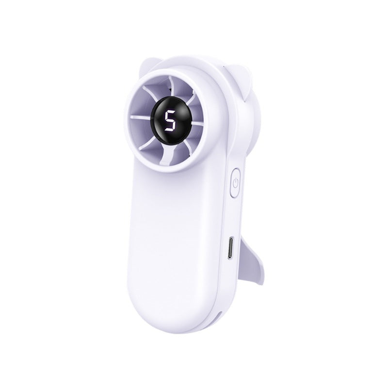 Unisex Portable Mini Fan with LED Display Kalsten