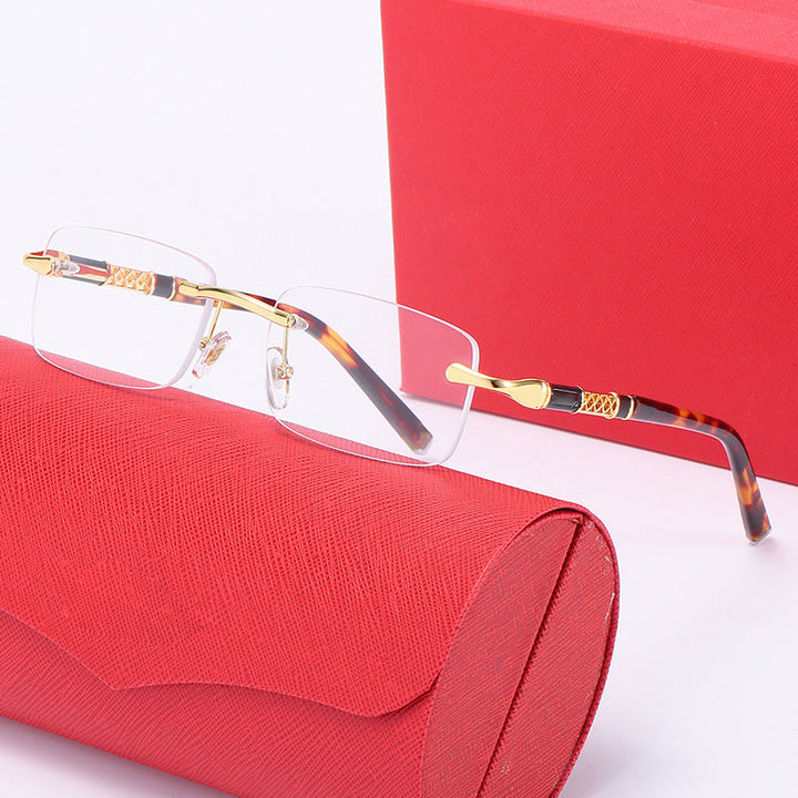 Women's elegant square sunglasses with luxury metal frame Kalsten