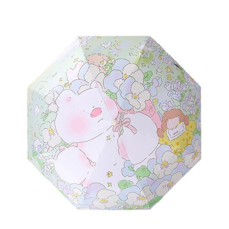 Women's Designer Umbrella with Playful Floral Pattern Kalsten