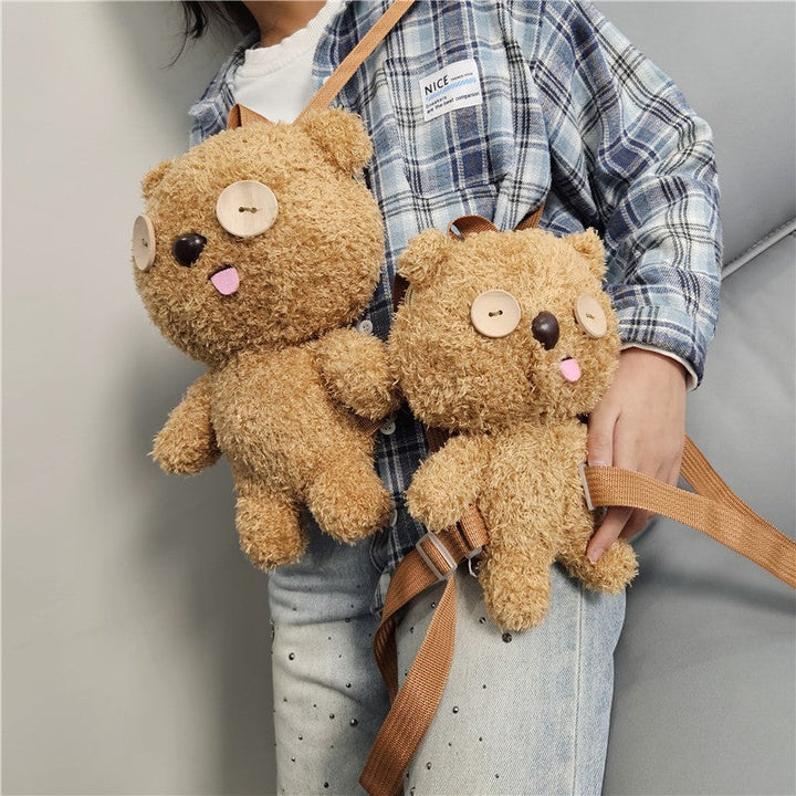 Cute Cuddly Backpack with Bear Motif Kalsten