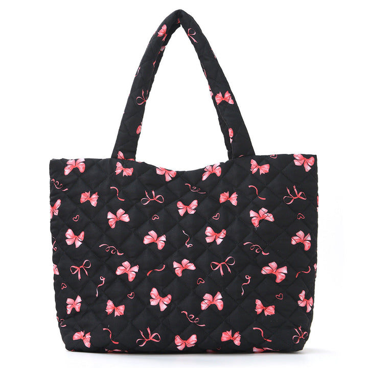 Trendy shopping bag with cute bear and strawberry design Kalsten
