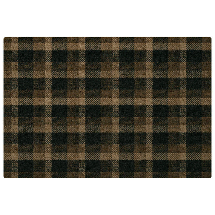 Plaid Pattern Welcome Mat Kalsten