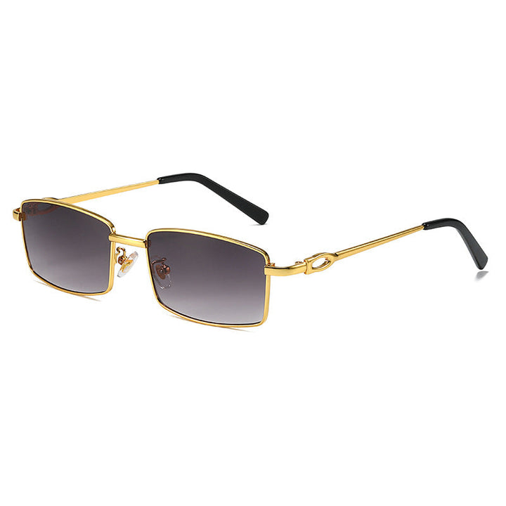 Women's elegant half-frame glasses with fine metal frame Kalsten
