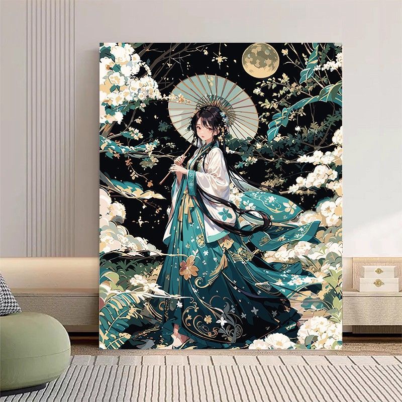 Cozy Home Illustration Canvas Art Kalsten