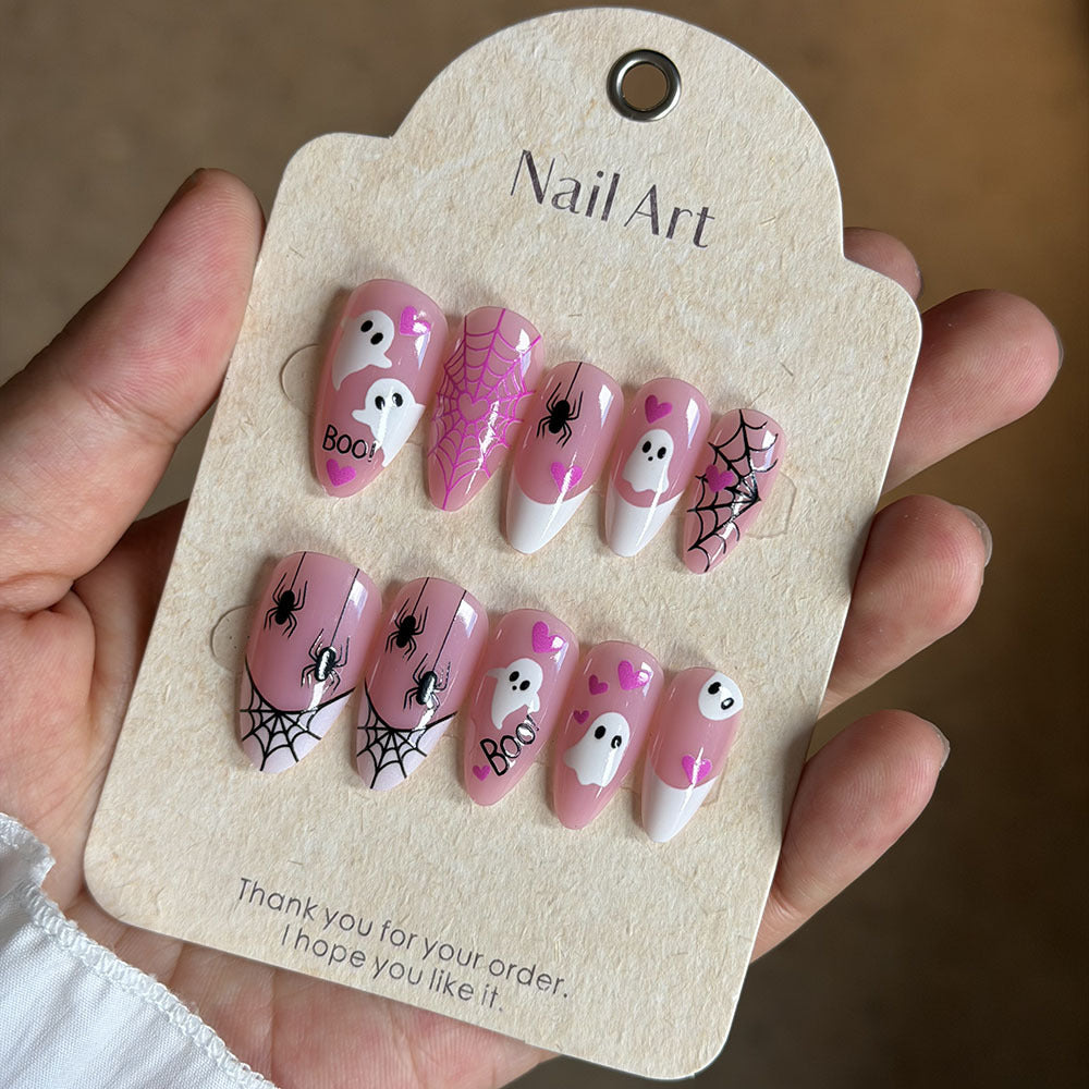 Halloween-Themed Press-On Nail Art Set Kalsten