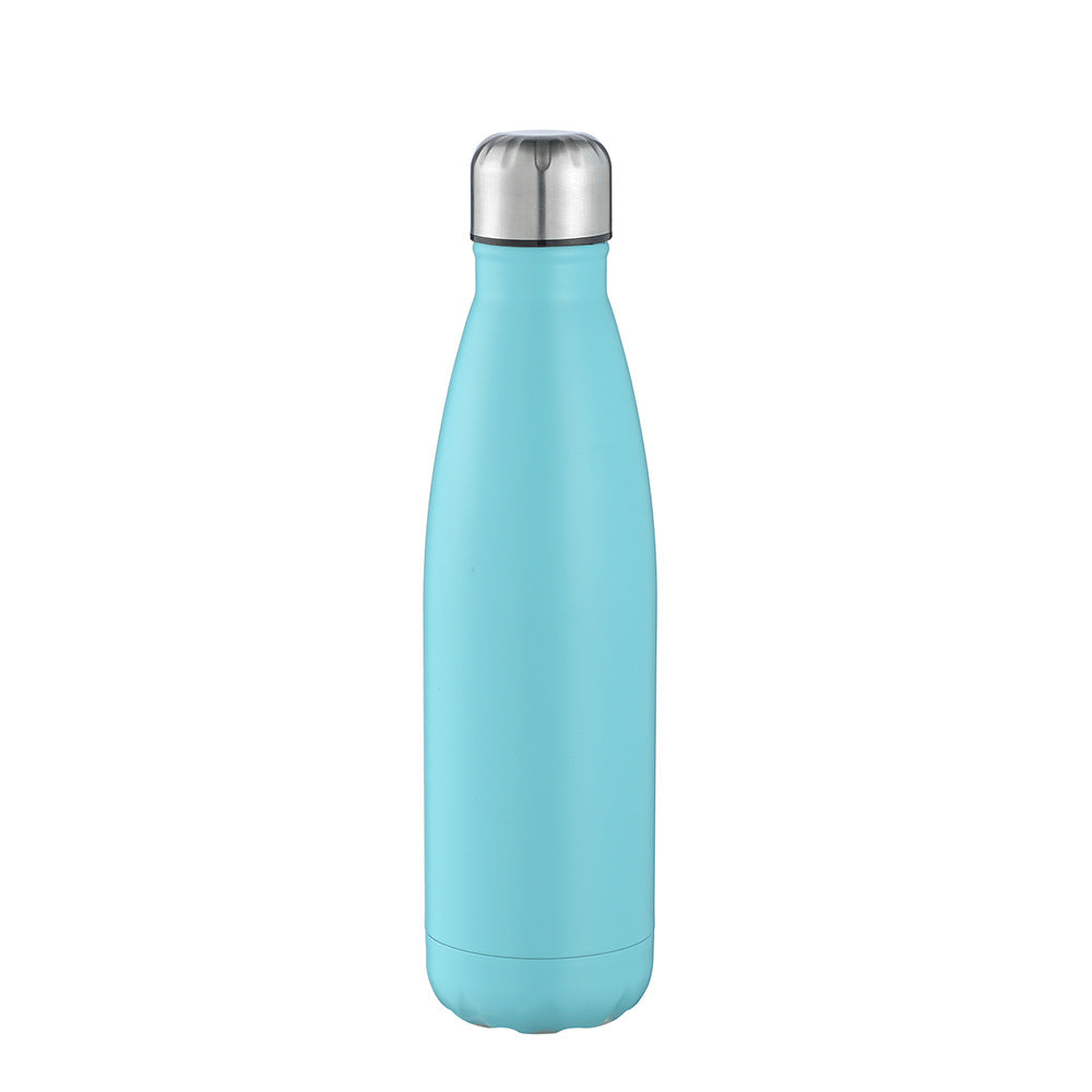 Unisex double-walled insulated bottle made of stainless steel with vacuum insulation and leak-proof screw cap Kalsten