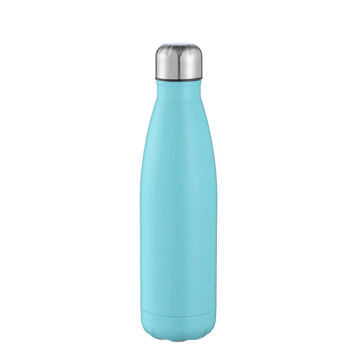 Unisex double-walled insulated bottle made of stainless steel with vacuum insulation and leak-proof screw cap Kalsten