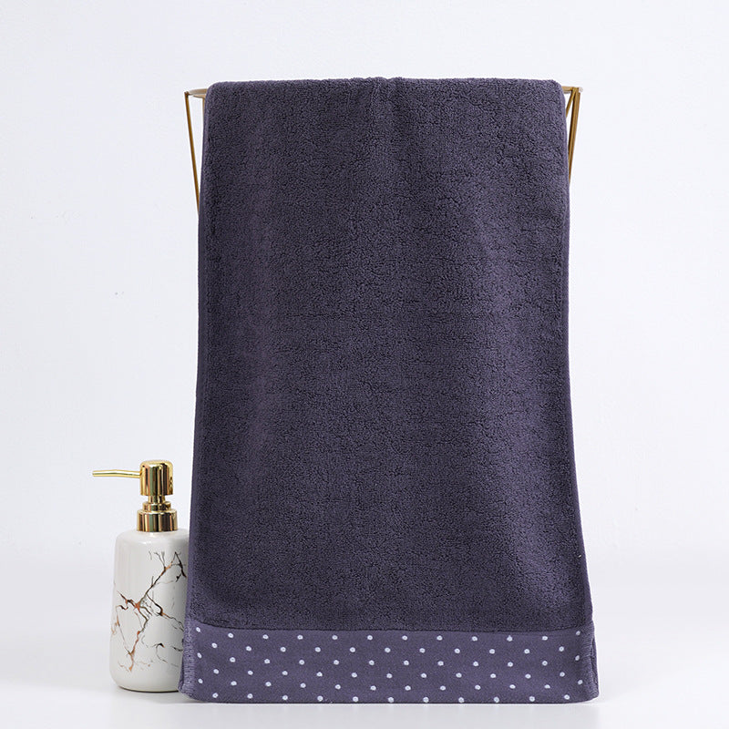 Terry Towel With Stylish Polka Dot Design Kalsten